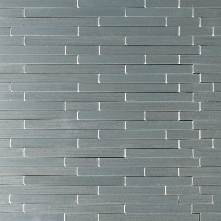 MSI Metal Tile Subway Tile 2x4 Silver Travertine