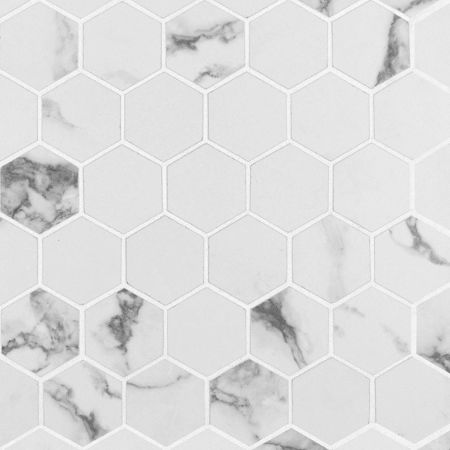 MSI Specialty Shapes Wall Tile Marble Look Hexagon Tile Statuario