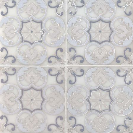 MSI Encaustic Pattern Tile Tetris Florita Blanco