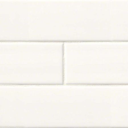 MSI Subway Tile 4x12 White Glossy