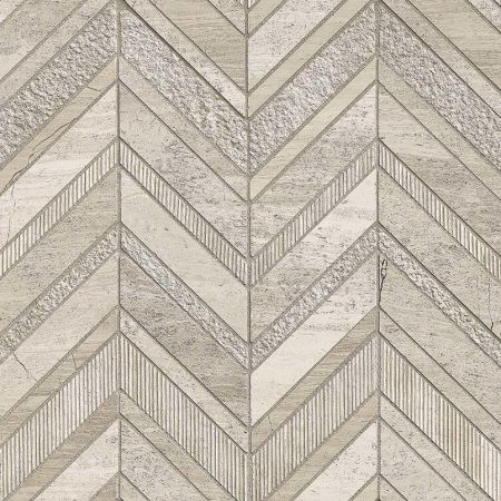 MSI White Oak Splitface Interlocking Wall Tile White Quarry