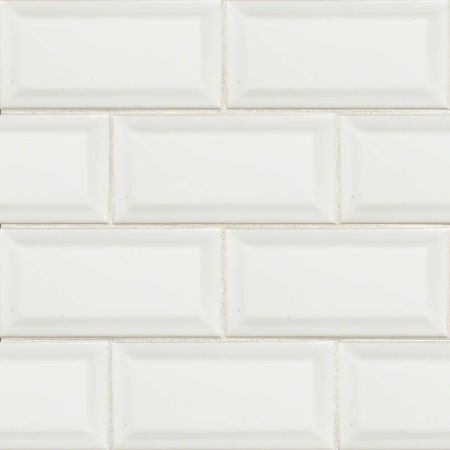 MSI Subway Tile 3x6 White Beveled