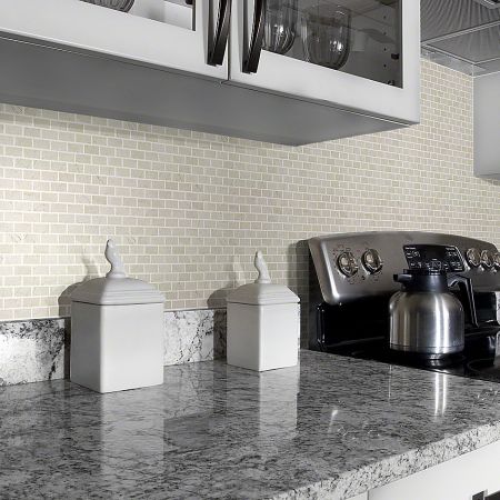 Shaw Floors Ceramic Solutions Chateau Mini Brick Mosaic Crema Marfil