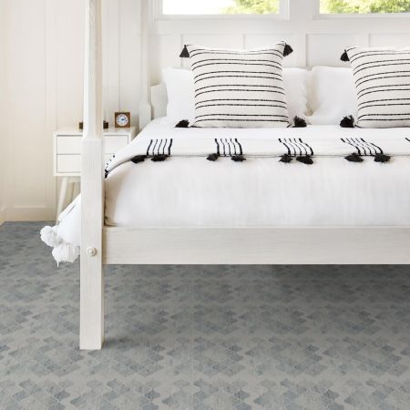 Shaw Floors Ceramic Solutions Chateau Lantern Mosaic Blue Grigio
