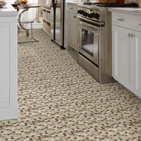 Shaw Floors Ceramic Solutions Molten Hexagon Glass Penny