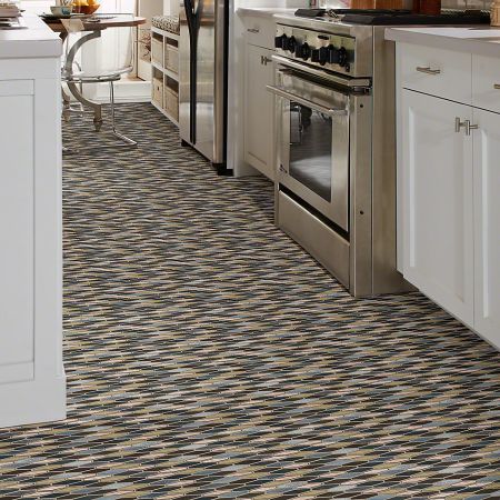 Shaw Floors Ceramic Solutions Molten Stretch Hexagon Glass Bronze