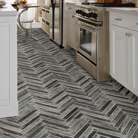 Shaw Floors Ceramic Solutions Fusion Herringbone Mosaic Copper
