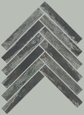 Shaw Floors Ceramic Solutions Fusion Herringbone Mosaic Lithium