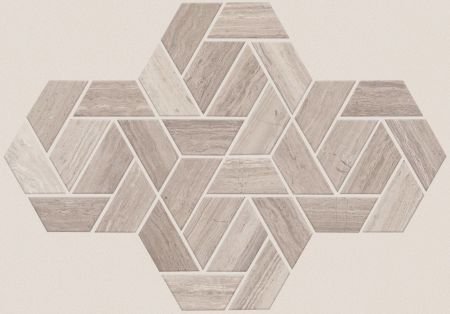 Shaw Floors Ceramic Solutions Chateau Double Hexagon Mosaic Rockwood