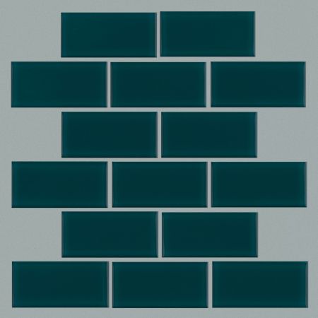 Shaw Floors Ceramic Solutions Ascendant 2x4 Mosaic Viridian