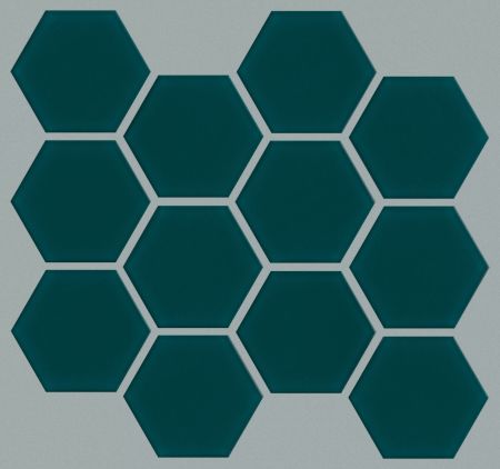 Shaw Floors Ceramic Solutions Ascendant 3" Hex Viridian