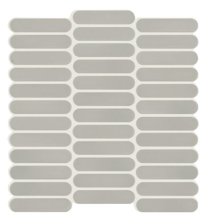 Shaw Floors Ceramic Solutions Inverse Aspect 4" Rounded Mos Modern Grey