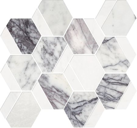 Shaw Floors Ceramic Solutions Noble Pursuit 3.5 Hex Lilac