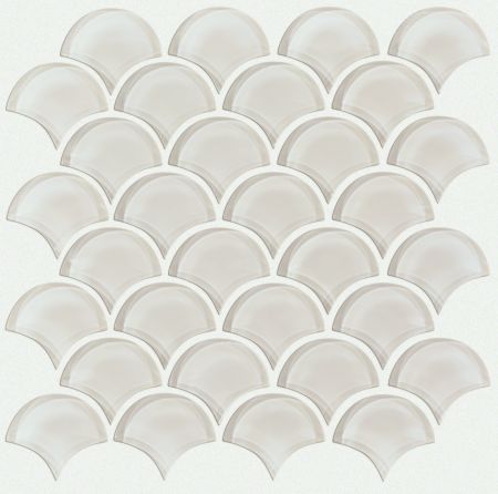 Shaw Floors Ceramic Solutions Cardinal Fan Glass Mosaic Mist