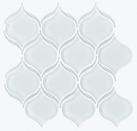 Shaw Floors Ceramic Solutions Cardinal Lantern Glass Mosaic Ice