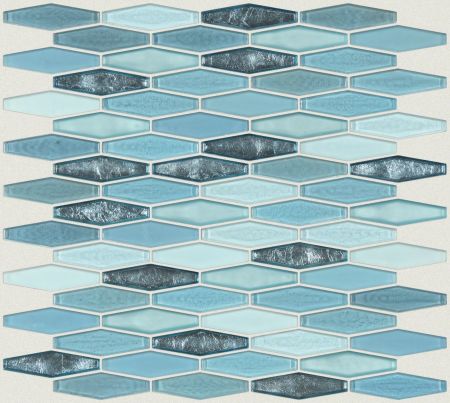 Shaw Floors Ceramic Solutions Molten Stretch Hexagon Glass Santorini