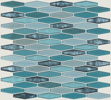 Shaw Floors Ceramic Solutions Molten Stretch Hexagon Glass Hydra