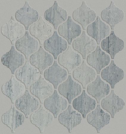 Shaw Floors Ceramic Solutions Chateau Lantern Mosaic Blue Grigio