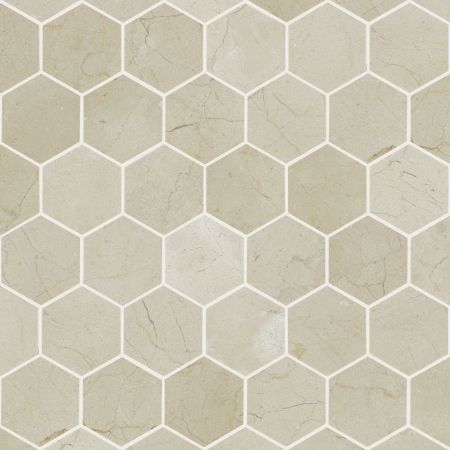 Shaw Floors Ceramic Solutions Chateau Hexagon Mosaic Crema Marfil
