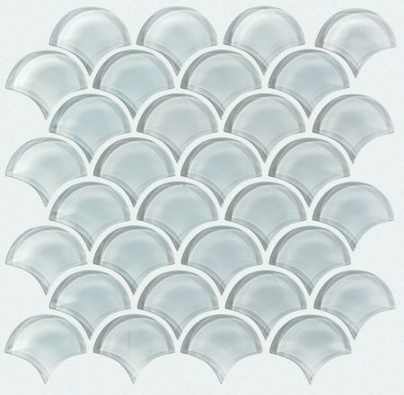 Shaw Floors SFA Paramount Fan Glass Mosaic Cloud