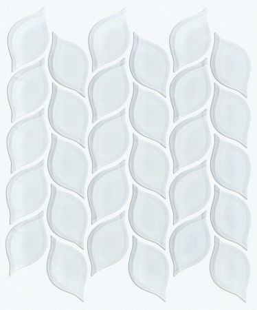 Shaw Floors SFA Paramount Petal Glass Mosaic Ice