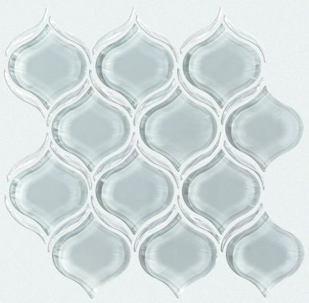 Shaw Floors SFA Paramount Lantern Glass Mosaic Cloud