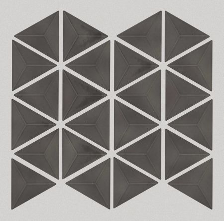 Shaw Floors Home Fn Gold Ceramic Geoscapes Triangle Dark Grey