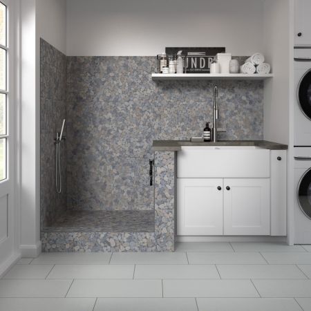 Emser Opuscar Pebble Dark Mosaic 12 in. X 12 in.