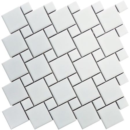 Emser Spin Porcelain Matte White/White