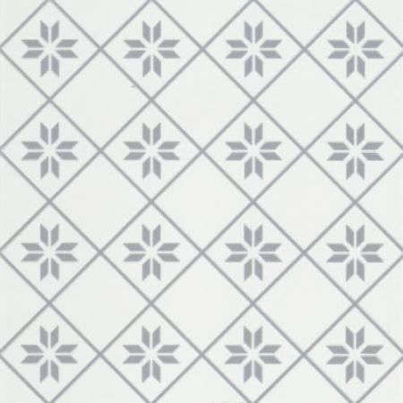 Emser Geometry Petal Gray 10" X 10"