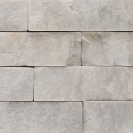 Emser SLATE, QUARTZITE & SANDSTONE White Quartzite - Stacked 6" X 24"