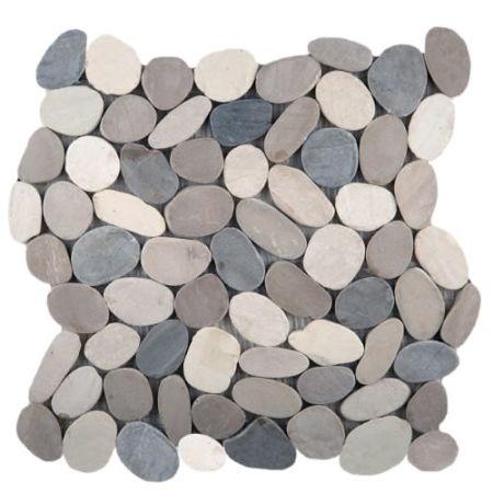 Emser Venetian Pebbles Medici 12" X 12" Flat Pebbles