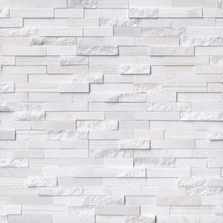 MSI Rockmount Stacked Stone Panels Arctic Storm White Multi Finish