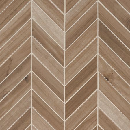 MSI Havenwood Chevron Mosaic 12x15 Havenwood Saddle