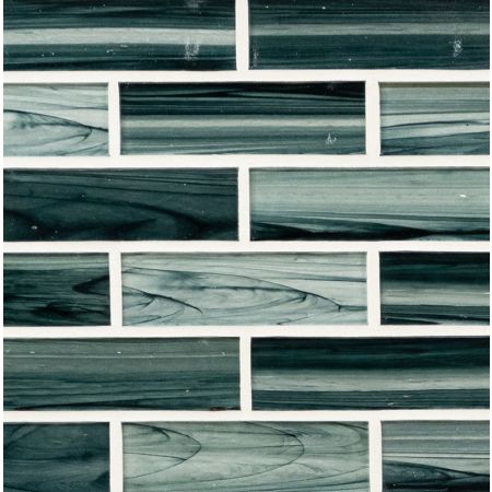 MSI Subway Tile 2x6 Midnight Blue Ombre