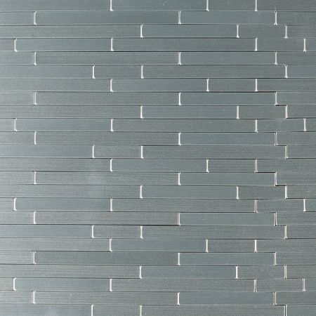 MSI Metal Tile Subway Tile 2x4 Silver Travertine