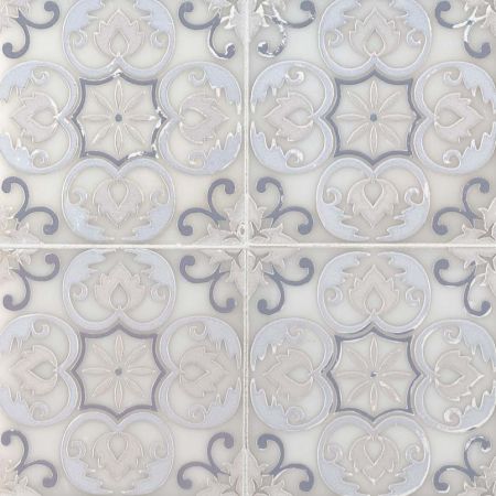 MSI Encaustic Pattern Tile Tetris Florita Blanco