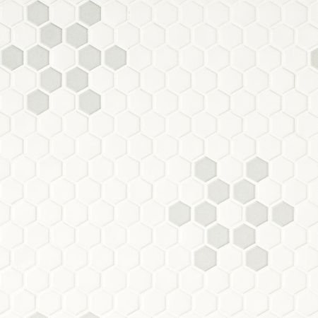 MSI Domino Mod Petal Pattern Matte White And Gray