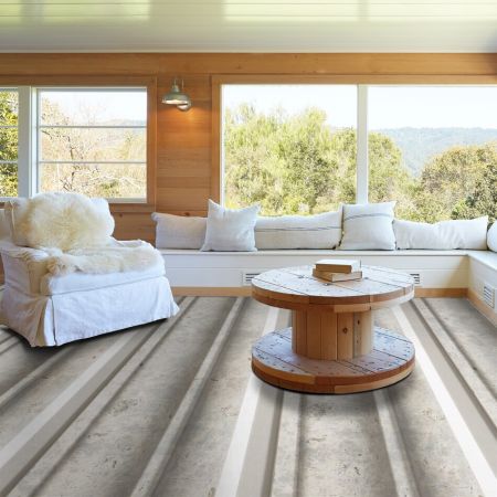 Shaw Floors Ceramic Solutions Boca Chair Rail Silver Sand