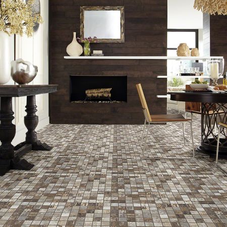 Shaw Floors Ceramic Solutions Timbered Mosaic Beech