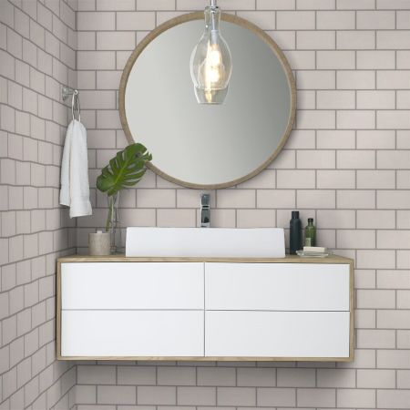 Shaw Floors Ceramic Solutions Elegance 3x6 Gloss Warm Grey