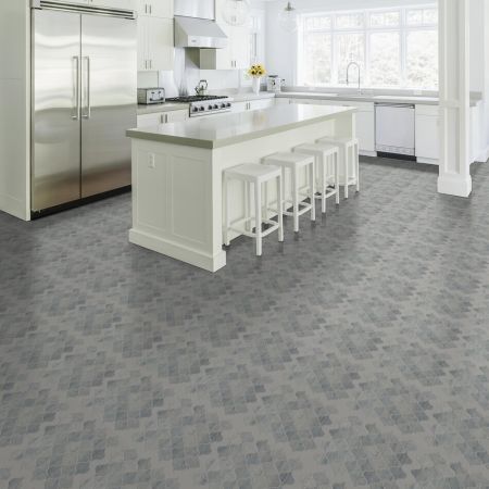 Shaw Floors Ceramic Solutions Chateau Lantern Mosaic Blue Grigio