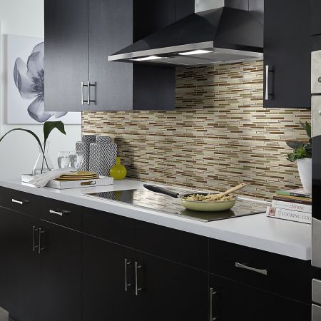 Shaw Floors Ceramic Solutions Molten Linear Glass Penny