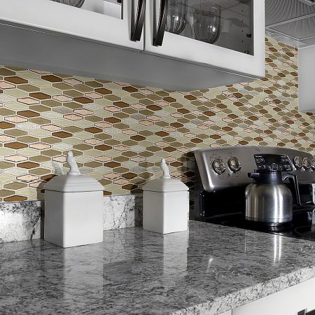 Shaw Floors Ceramic Solutions Molten Stretch Hexagon Glass Penny
