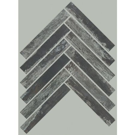 Shaw Floors Ceramic Solutions Fusion Herringbone Mosaic Lithium