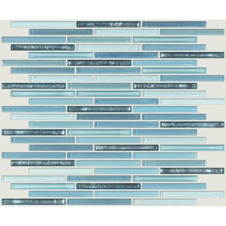 Shaw Floors Ceramic Solutions Molten Linear Glass Santorini