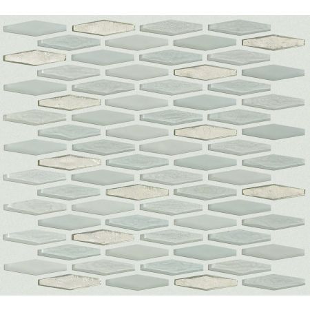 Shaw Floors Ceramic Solutions Molten Stretch Hexagon Glass Platinum