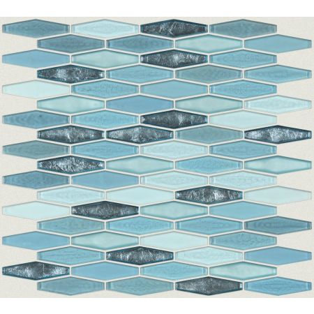 Shaw Floors Ceramic Solutions Molten Stretch Hexagon Glass Santorini