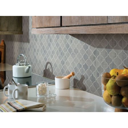 Shaw Floors Ceramic Solutions Chateau Lantern Mosaic Blue Grigio