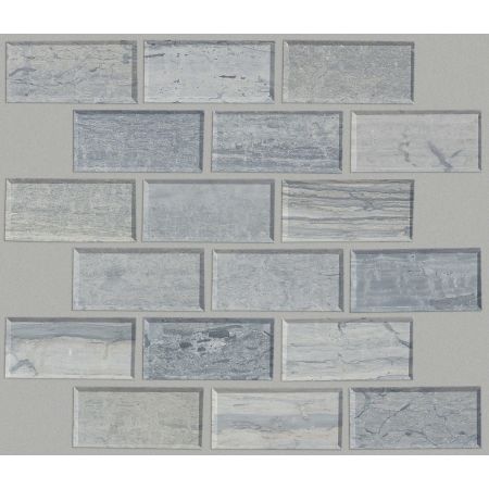 Shaw Floors SFA Pearl 2x4 Beveled Edge Blue Grigio